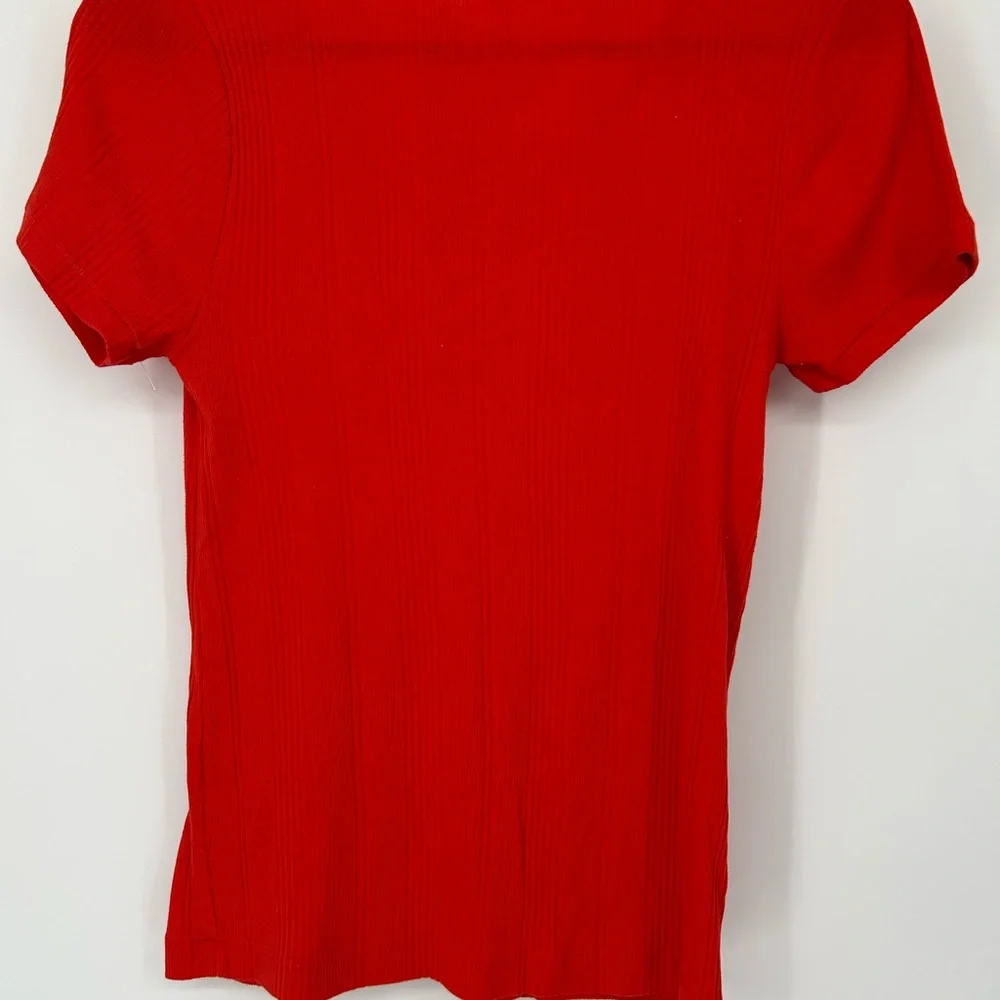 Madewell Vibrant Red Short Sleeve‎ Tee